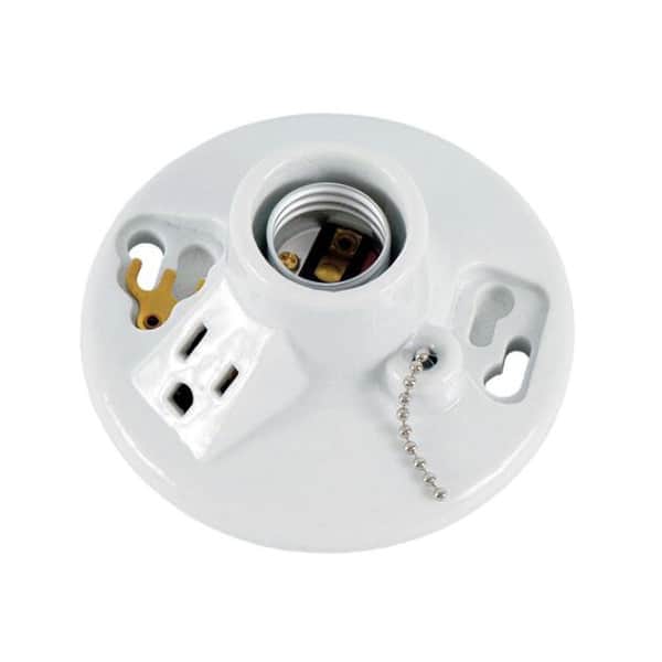 pull chain lamp socket procelain Medium base manufacturers
