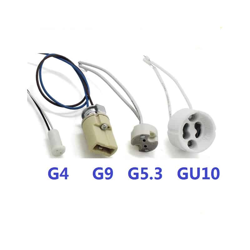 ceramic halogen lamp holder fittings china factory